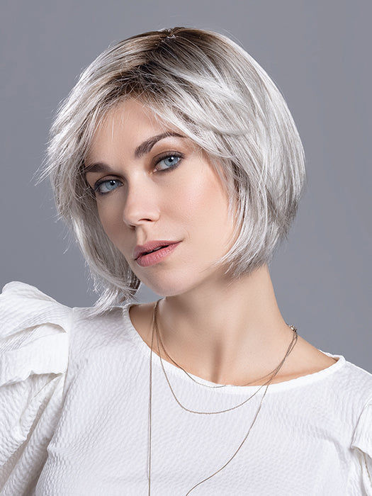 FRENCH by ELLEN WILLE in SILVER BLONDE ROOTED 60.24.56 | Pure Silver White Blended with Light Ash Blonde