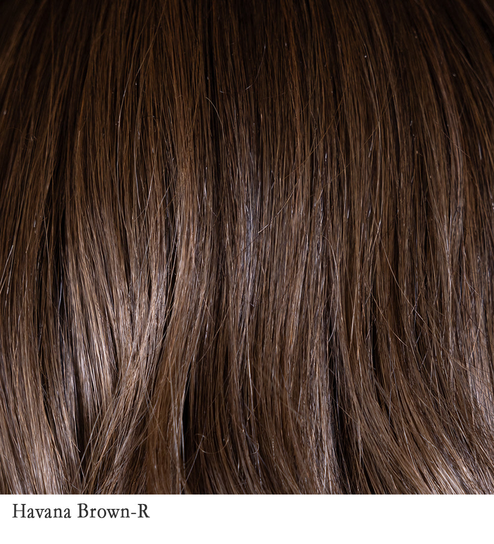 Belle Tress color Havana Brown Rooted