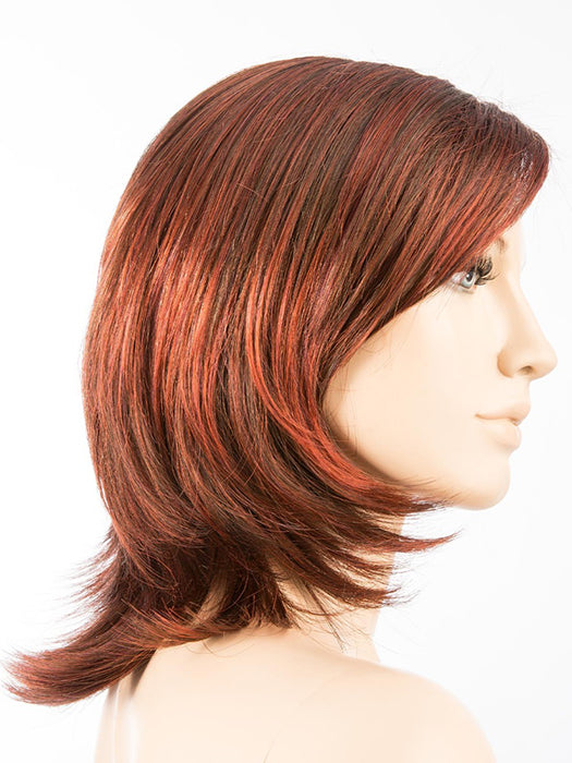 TOBACCO ROOTED 830.31.27 | Medium Brown Blended with Light Auburn and Light Reddish Auburn with Dark Strawberry Blonde Blend and Shaded Roots