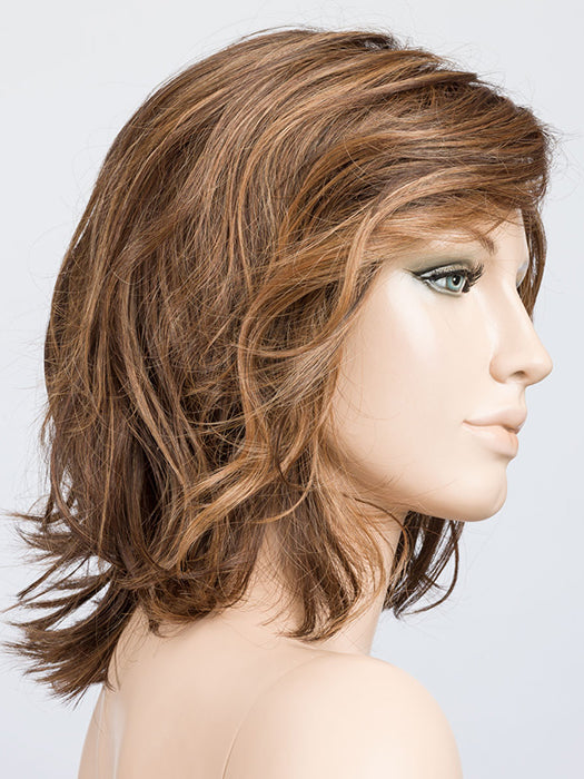 NOUGAT TIPPED 8.12.830 |  Medium Brown, Light Auburn, and Lightest Brown Blend with Lighter Tipped Ends