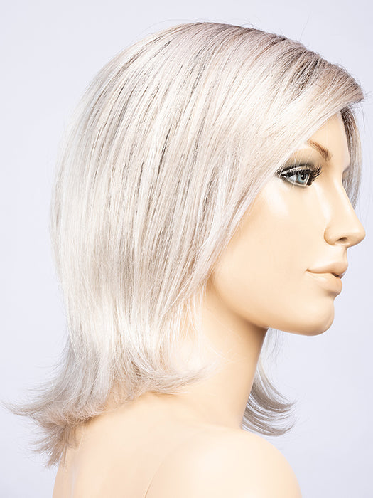 SILVER BLONDE ROOTED 60.23 | Pearl White and Lightest Pale Blonde Blend with Shaded Roots